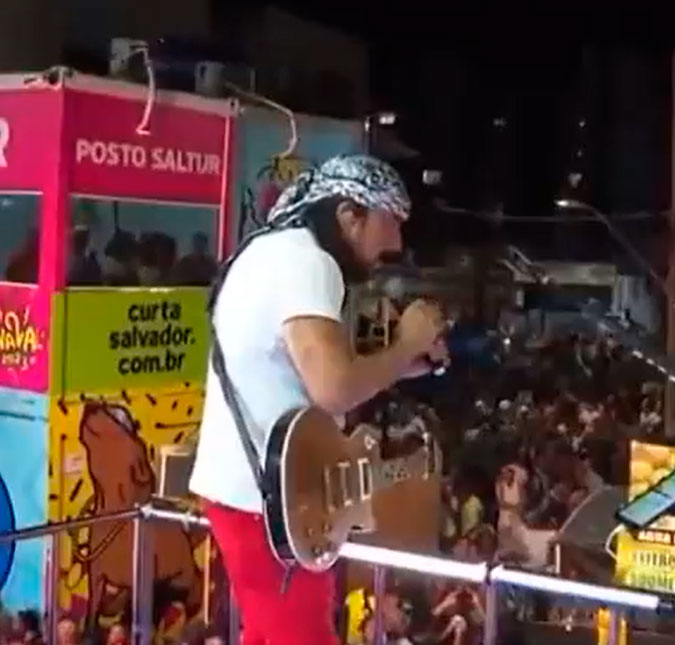Funcionário de Bell Marques é detido durante bloco de Carnaval e cantor pede: - <i>Não precisa maltratar</i>