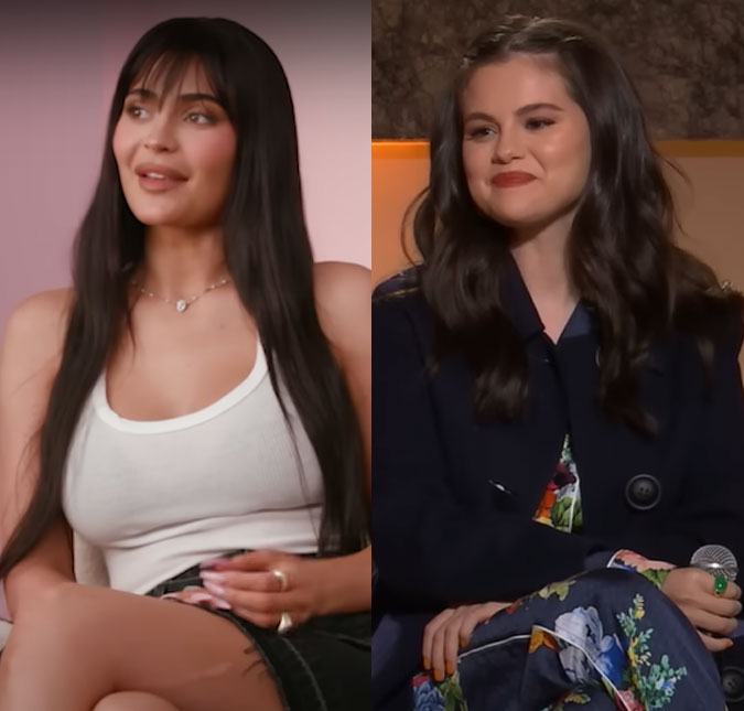 Kylie Jenner se pronuncia após ser acusada de fazer piada com sobrancelha de Selena Gomez: <i>Isso é bobo</i>