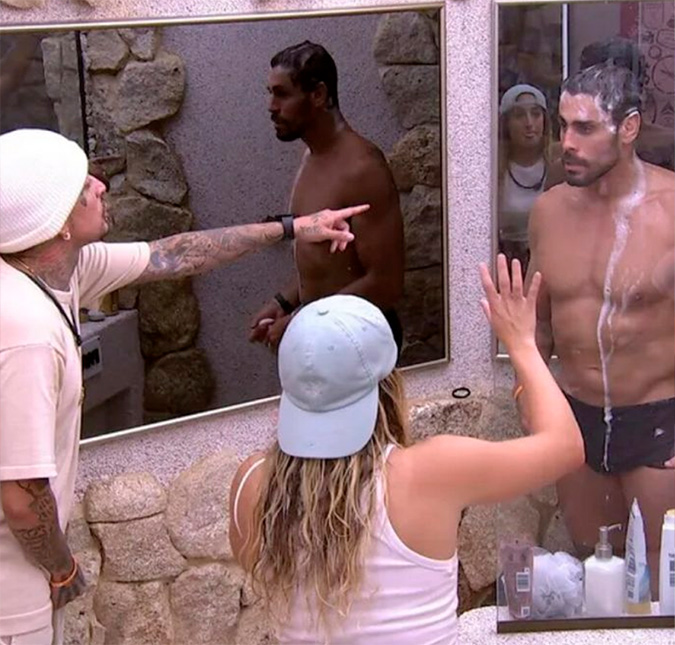 Cara de Sapato flerta com Bruna Griphão e depois treta com MC Guimê. Veja tudo o que rolou nesta madrugada no <I>BBB23</i>