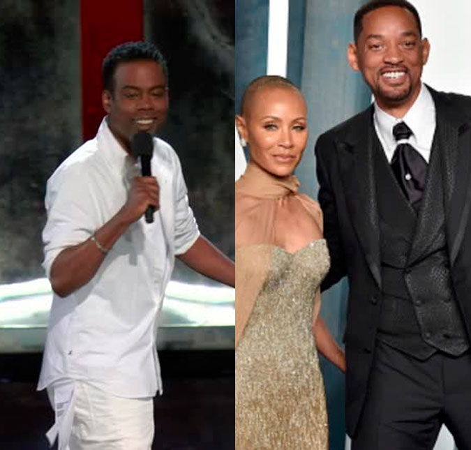 Chris Rock alfineta Will Smith ao falar sobre Jada Pinkett Smith ter feito sexo com amigo do filho