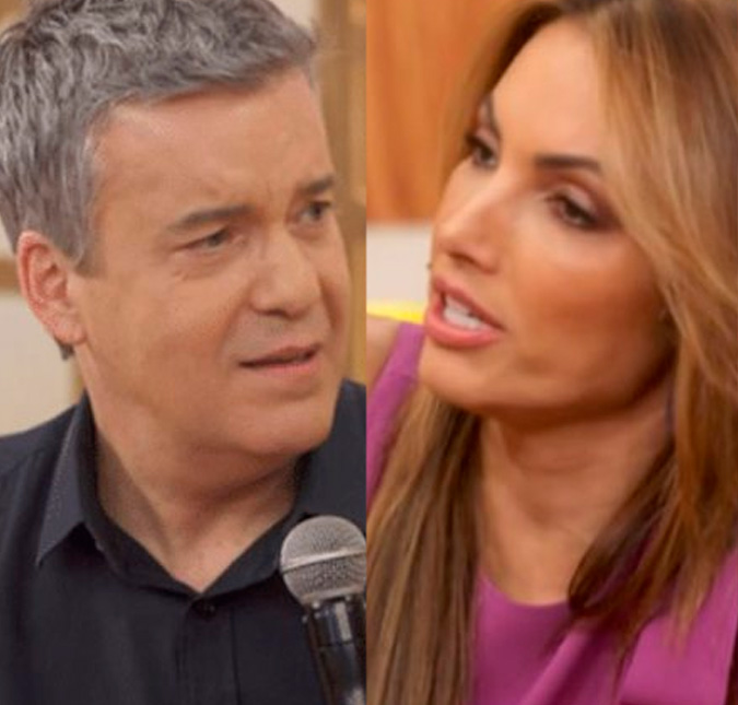 Climão? Em entrevista com Patrícia Poeta, jornalista chama <I>Encontro</i> de <I>Programa da Fátima</i>