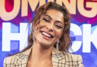 Marcos Mion compara <I>look</i> de Juliana Paes com uma rede de peixe
