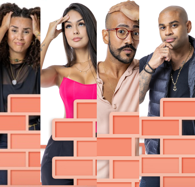 Paredão quádruplo no <i>BBB23</i>! Domitila, Ricardo Alface, Larissa e Cezar Black estão na berlinda