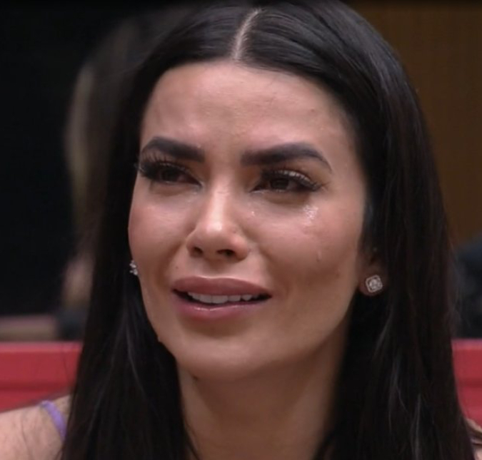 Dania chora no confessionário após expulsão de MC Guimê e Cara de Sapato: <I>Me sinto mal por eles</i>