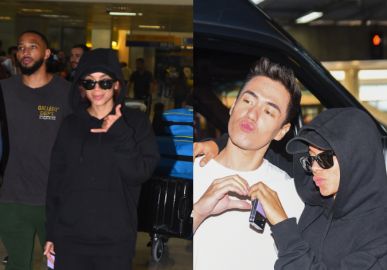 Anitta chega em São Paulo e dá <I>show</I> de simpatia