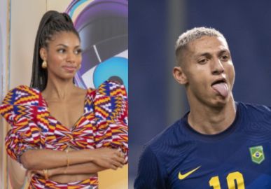 Richarlison e seu sósia alegam não terem beijado Tina após ex-<i>BBB</I> afirmar que ficou com o jogador