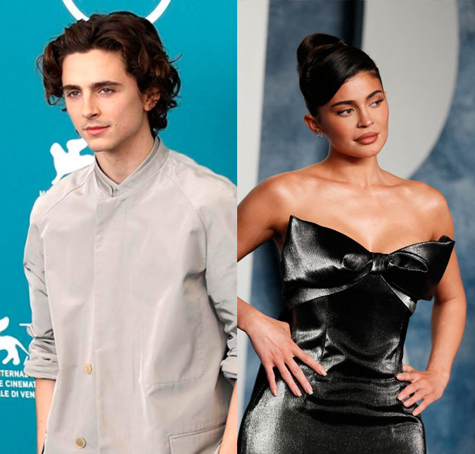 Boatos de que Kylie Jenner e Timothée Chalamet estariam namorando tomam a <i>internet</i>