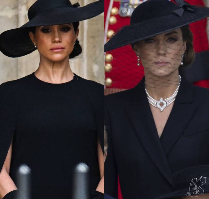 Entenda como a morte da Rainha Elizabeth II teria piorado a relação entre Kate Middleton e Meghan Markle