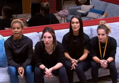 Bruna Griphao, Aline Wirley, Amanda e Larissa disputam vaga na final do <I>BBB23</i> em prova de resistência