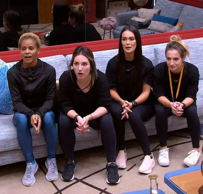Bruna Griphao, Aline Wirley, Amanda e Larissa disputam vaga na final do <I>BBB23</i> em prova de resistência