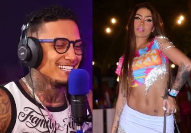Voltaram com tudo! Dynho Alves posta clique de noite romântica com MC Mirella, veja