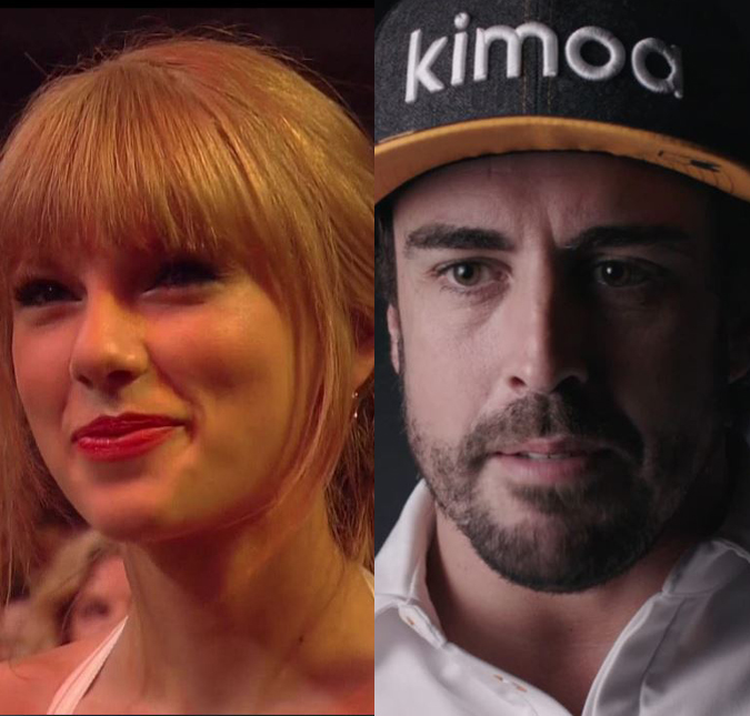 Taylor Swift estaria se relacionando com Fernando Alonso, piloto da Fórmula 1