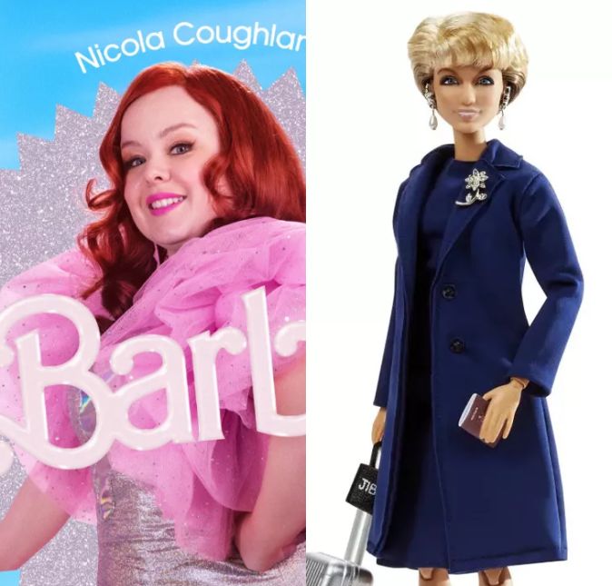 Diplomata, a personagem de Nicola Coughlan representa, pela primeira vez, uma versão Barbie de Julie Bishop, a primeira mulher a servir como Ministra das Relações Exteriores da Austrália. Diplomata, a personagem de Nicola Coughlan representa, pela primeira vez, uma versão Barbie de Julie Bishop, a primeira mulher a servir como Ministra das Relações Exteriores da Austrália.