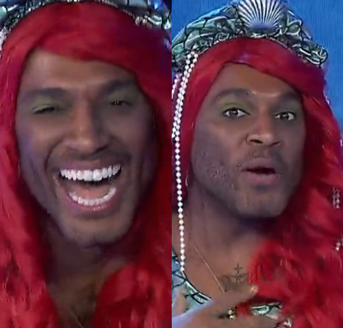 Fred Nicácio viraliza na <i>web</i> após virar <i>Pequena Sereia</i> em clipe do quarto fundo do mar; confira