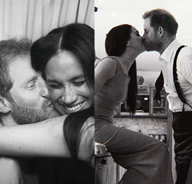 Meghan Markle e Príncipe Harry surgem em clima de romance em jogo da <I>NBA</i>