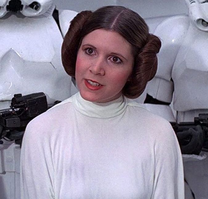 A eterna Princesa Leia morreu em 2016 após sofrer um ataque cardíaco
