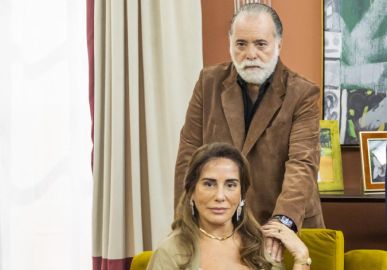 Voltando a fazer casalzão em <i>Terra e Paixão</I>, Tony Ramos e Glória Pires comentam retorno de parceira de sucesso