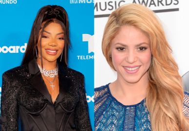 Ludmilla encontra Shakira e cantoras posam juntinhas no <I>Latin Billboard Woman in Music</i> em Miami; veja o vídeo