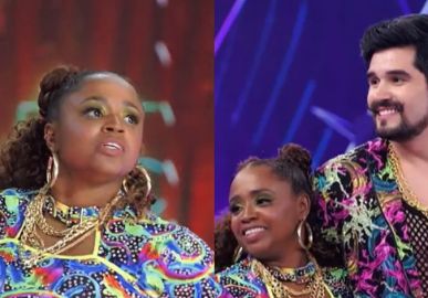 No <i>Dança dos Famosos</i>, Daiane dos Santos se joga no <i>funk</i> e recebe elogios: - <i>Você estava com sangue no olho</i>