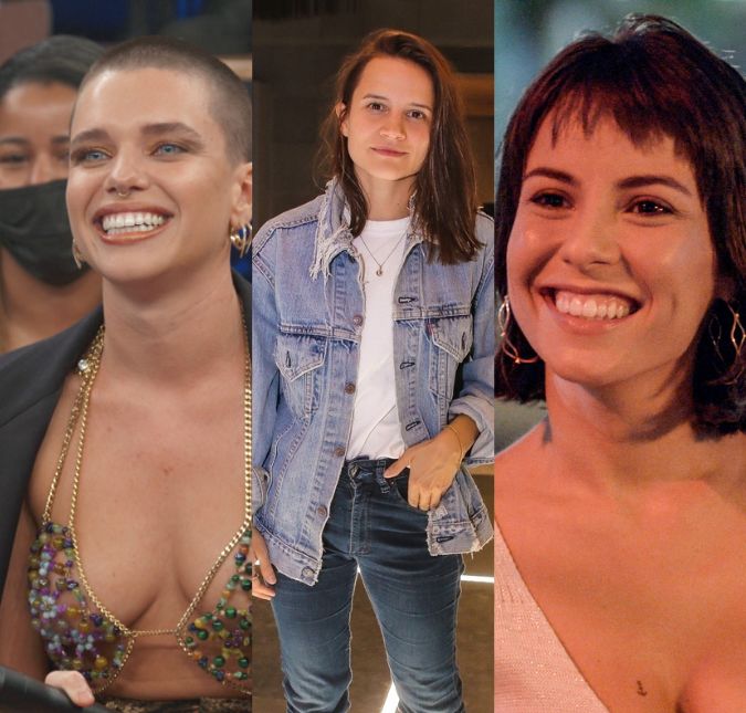 Bruna Linzmeyer e Andréia Horta reagem à clique raro de Bianca Comparato com namorada, Alice Braga; confira!