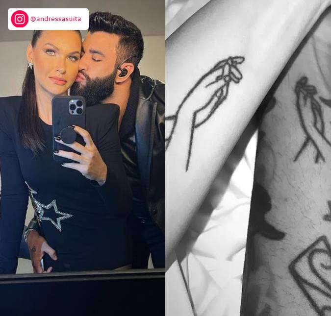 Tatuagens de casal: 8 desenhos para tatuar com o seu amor