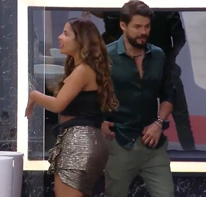 Clima de romance entre Gyselle e Alexandre Suíta chama atenção em <i>A Grande Conquista</i>; veja o que rolou na madrugada