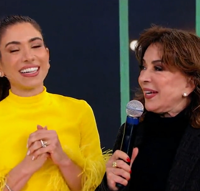 Íris Abravanel relembra início do namoro com Silvio Santos e revela: <i>Nelson Rubens foi o primeiro a divulgar</i>