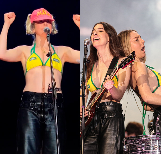 Trio <I>HAIM</I> volta a homenagear Xuxa Meneghel em <I>show</i> e cantora entrega como foi conhecer a Rainha dos Baixinhos