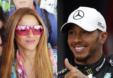 Shakira é vista com Lewis Hamilton e acende rumores de affair - Estrelando