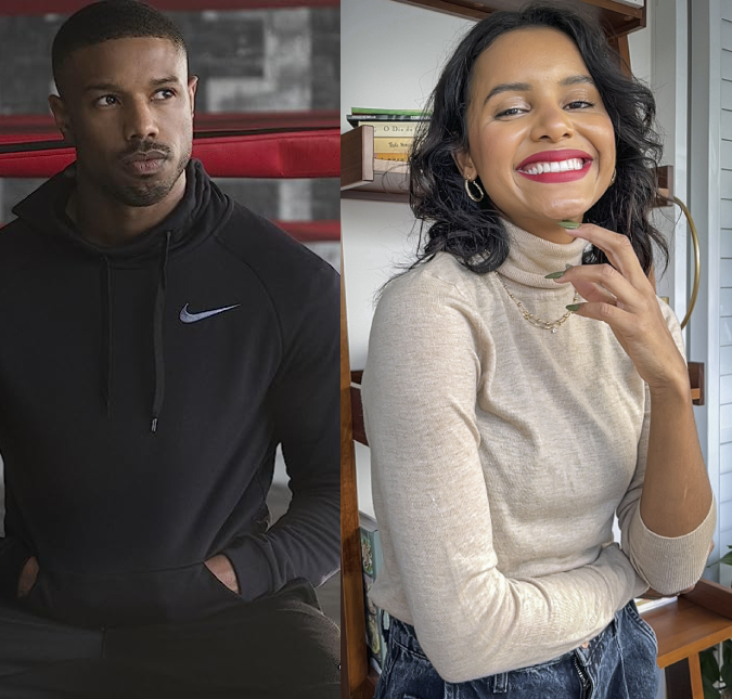 Michael B. Jordan curte duas fotos de Gleici Damasceno nas redes sociais
