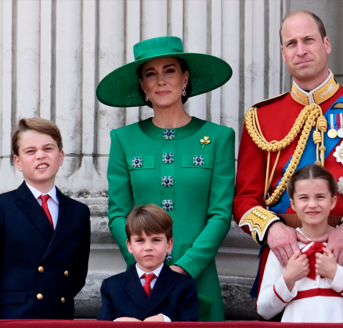 Príncipe George e irmãos encantam ao aparecer em evento do Rei Charles III