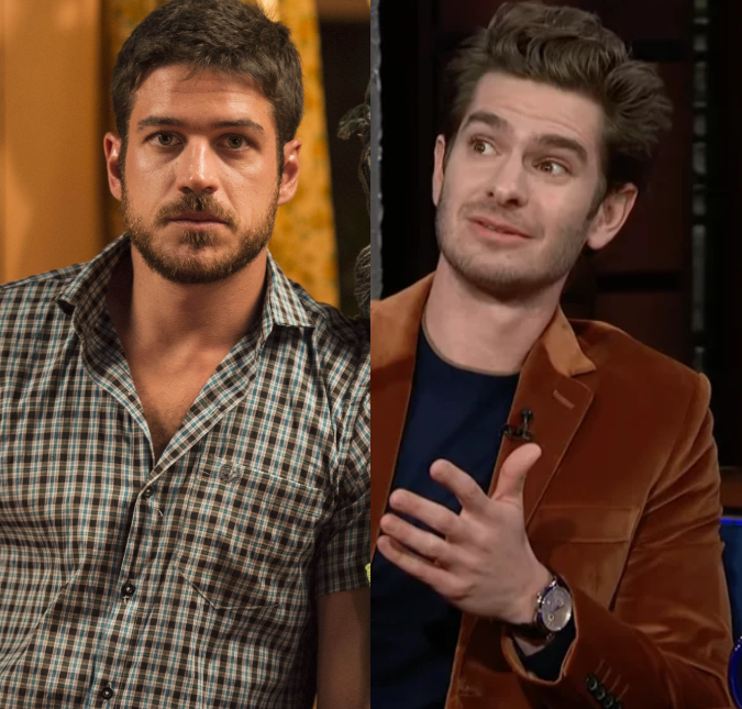 Marco Pigossi posa junto de Andrew Garfield e enlouquece a <i>web</i>