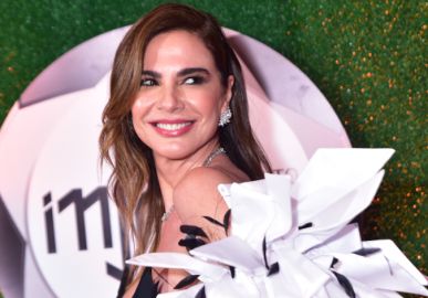 Luciana Gimenez usa salto no leilão do Instituto Neymar Jr. e comemora: <i>Eu tive bastante sorte, foi um acidente bem feio</i>