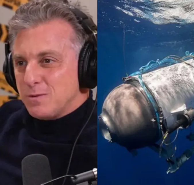 Luciano Huck diz que não aceitaria visitar os destroços do <I>Titanic</i> e chama turistas do submarino de <I>idiotas</i>