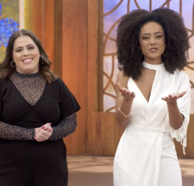 Aprovadas! Público elogia performance de Tati Machado e Valéria Almeida no comando do <I>Encontro</i>