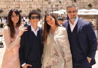 Veja algumas fotos da viagem de férias de Marcos Mion com a família por Jerusalém