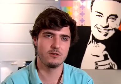 João Augusto Liberato visita estúdios da <i>Rede Globo</i> e registra encontro com Serginho Groisman