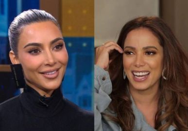 Dupla de milhões? Na Itália, Kim Kardashian publica fotos com Anitta em desfile da <i>Dolce & Gabbana</i>