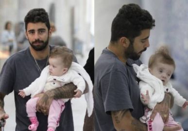 Indignado, Pedro Scooby rebate críticas contra a aparência da filha: <I>Ódio e maldade</I>