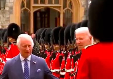 Rei Charles III teria brigado com guarda do Castelo de Windsor durante visita de Joe Biden