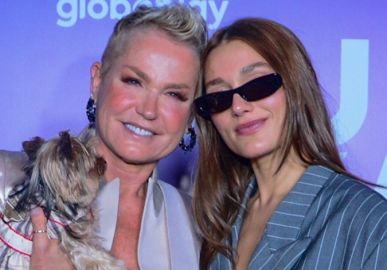 Xuxa Meneghel usa mesmo <i>look</i> da filha, avaliado em mais de 30 mil reais; confira