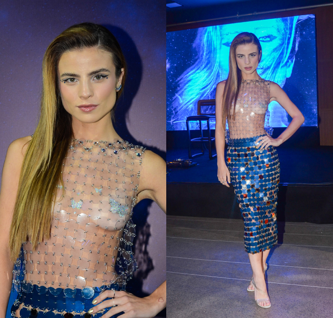 Giulia Be aposta em <i>look</i> transparente para evento e lançamento de seu novo álbum