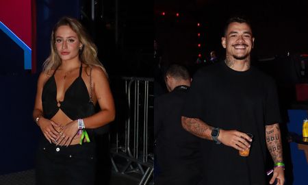 Bruna Griphao e lutador Matheus Miranda curtem <i>show</i> juntinhos em meio a boatos de romance; veja quem foi