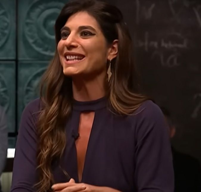 A jornalista relembrou da infância quando assistia jogos de futebol ao lado do pai