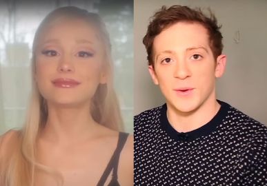 Ariana Grande está namorando um dos colegas de elenco de <i>Wicked</i>, diz jornal