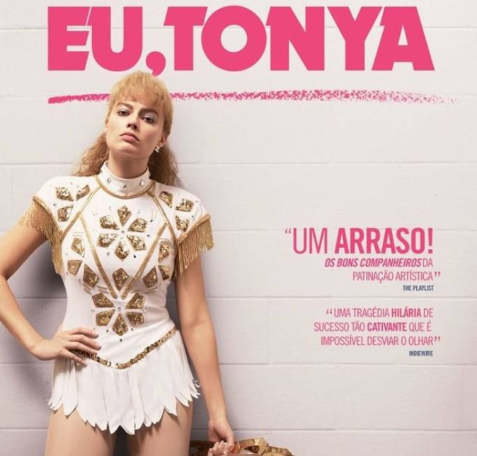 Margot Robbie vive Tonya Harding, atleta olímpica de patinação no gelo, no filme Eu, Tonya, de 2017. O longa, disponível na Netflix, conta a história real da jovem que chocou o mundo, em que ela faz parte de um plano para tirar outra atleta da competição.