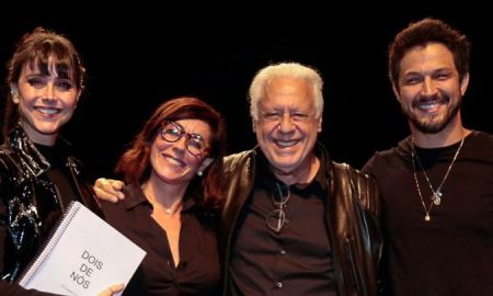 Antônio Fagundes e Christiane Torloni se reencontram em leitura de peça teatral no Rio de Janeiro