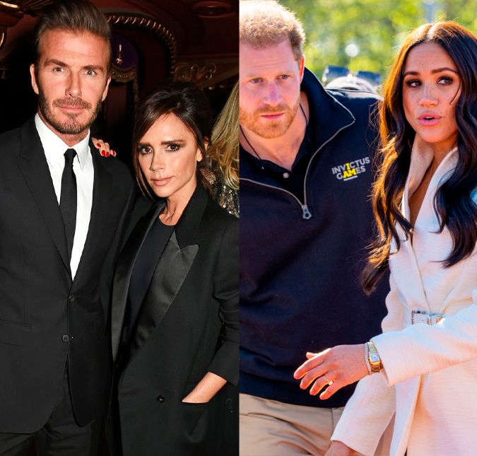 Príncipe Harry e Meghan Markle teriam rompido amizade de longa data com David e Victoria Beckham