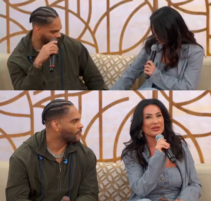 Ao lado de marido, Scheila Carvalho comete gafe ao vivo: <i>- Desculpa aí</i>
