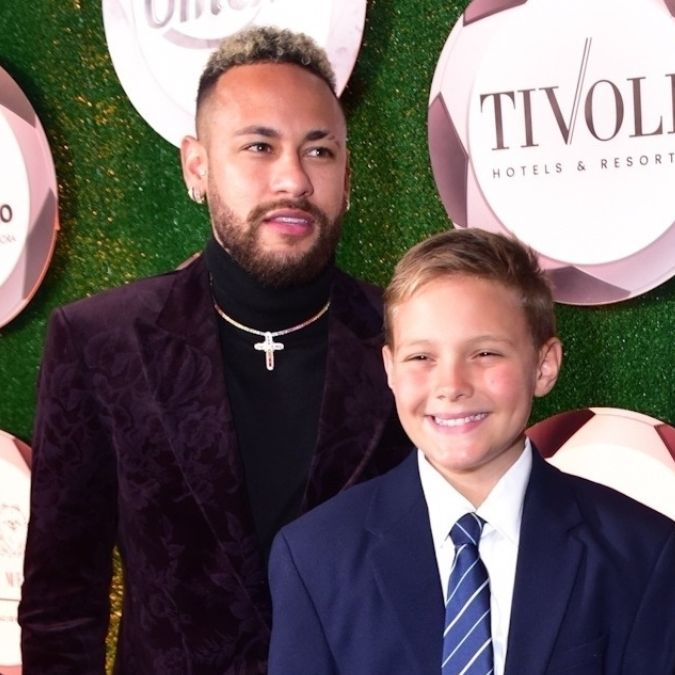 Na Arábia Saudita, Davi Lucca, filho mais velho de Neymar Jr., encanta <i>web</i> com entrevista em inglês: <i>Muito fofo</i>